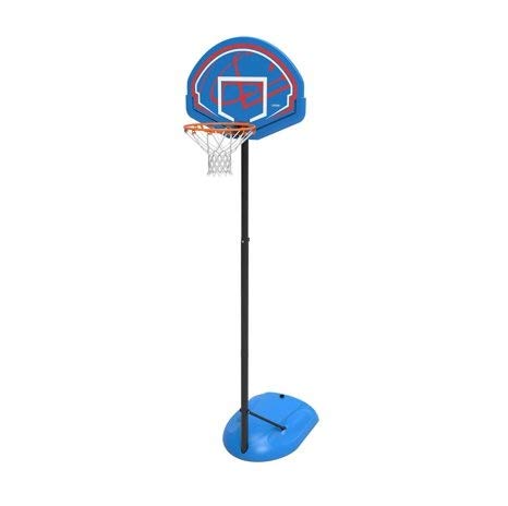 Lifetime- Backboard & Rim Combos Adjustable Youth Portable Basketball Hoop, Blue, 90909