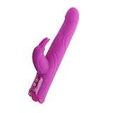 10 Modes Rabbit Vibrator, Triple Motor G Spot Vagina and Clitoris Vibrator, Wate
