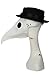 XCOSER Plague Doctor Mask Props Halloween Steampunk Costume PU Leather