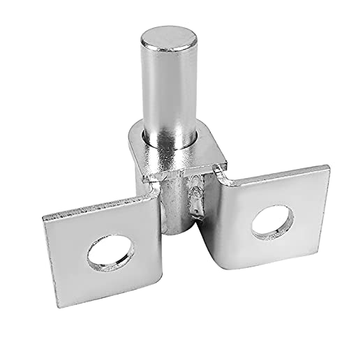 2 Pack Wood Fence Link Gate Hinge with 5/8 Hinge Pin Diameter Heavy Duty Outdoor Post Chain