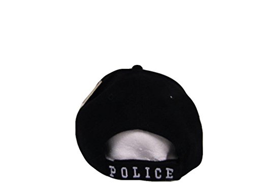 Black and White Police Law Enforcement Baseball Hat Cap