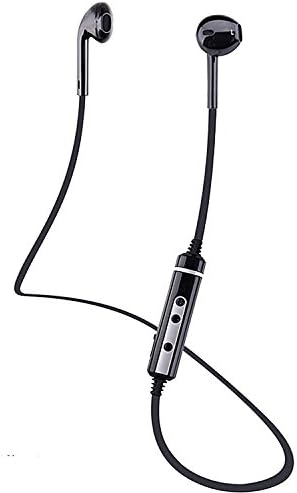 Choosly Wireless Sport Bluetooth headphones, Best Sweatproof Headphones for Running Gym Exercise with Built-in Mic for iPhone 7 / 7 Plus (Black)