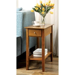 Mariupol Side Table in Oak Finish