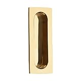 Baldwin BR7013004 Solid Brass Flush Pull from the Reserve Collection, Pack Of 2