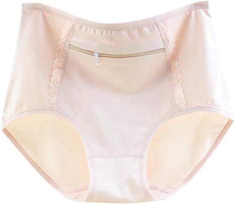 Liqiuxiang パンツ ポケット付き 盗難防止 ファスナー ショーツ 下着 マタニティ ハイウエスト 女性 レディース ストレッチ 無地 パンティー 多機能パンツ インナー ハイレグ Tarunniketanpublicschool Com