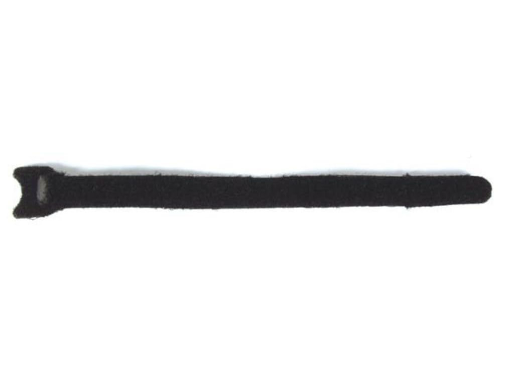 Perel ECSB200 Velcro Cable Ties 12.5 mm Width x 205 mm Length Black (Pack of 10)