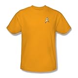 Star Trek Command Gold Uniform T-Shirt XL