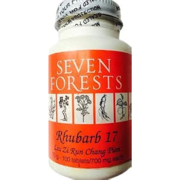 Amazon Com Rhubarb 17 By Seven Forests 100 Tabs 700 Mg Each Health Household