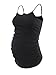 Ecavus Women's Nursing Tops Short & Long Sleeve Breastfeeding Shirt Side Ruched Maternity Clothes