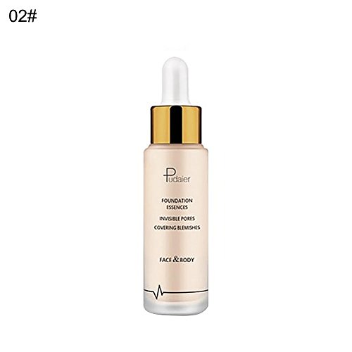 wewa98698 Face Blemishes Pores Covering Liquid Foundation Concealer Moisturizing Pores Makeup Primer for Women - 2#