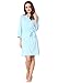 Godsen Women's Comfort Cotton Bathrobe Short Robes Sleepwear