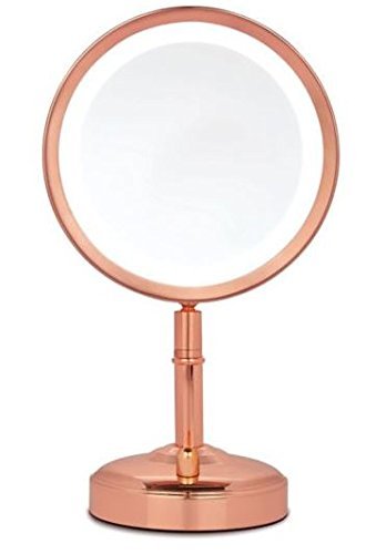No7 Look Your Best illuminated Mirror Rose Gold New 2017