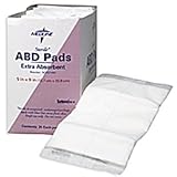 Medline Abdominal (ABD) Pads - Sterile - 8' x 10', 18 Unit / box