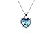 Birsppy Buythem Titanic Heart of The Ocean Necklace with Clear Crystal Pendant Creative Gifts Idea