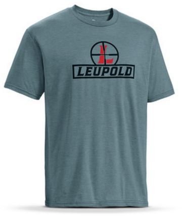 Leupold Men's Reticle Logo T-Shirt Short Sleeve Cotton/ Polyester Blend...