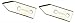 2 Pack Commercial Can Opener - Cutting Knife / Blade for Edlund #1 Can Opener ( Replacement Parts)