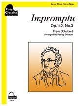 Schubert, F. - Impromtu Op. 142, No. 3 Arranged by Wesley Schaum