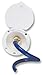 Phoenix SA-PORT-BTW Brass Spray Port, Bright White / Boxed