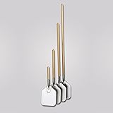American Metalcraft 3714 37" Aluminum Pizza Peel with  21" Wood Handle, 14" x 16" Large Blade