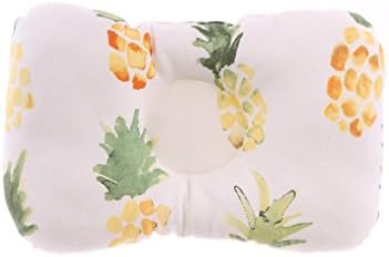 Little Booger Organic Head Shaping Nursing Baby Pillow for Newborn/Infant, Protection from Flat Head Syndrome, Plagiocephaly (Pineapple)