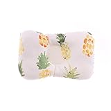 Organic Head Shaping Nursing Baby Pillow For Newborn/Infant, Protection from Flat Head Syndrome, Plagiocephaly (Pineapple)