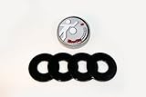 RiverCity Pitching Washers: (4) Black 2.5 Inch Washers