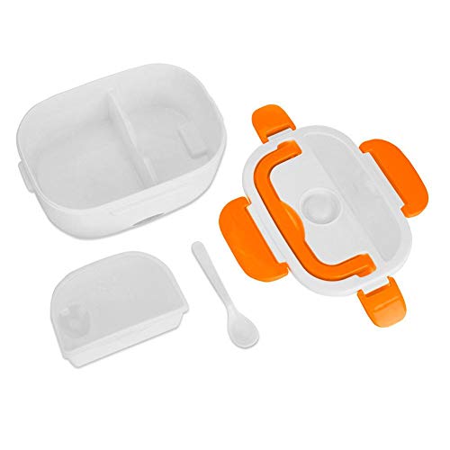 vanpower Portable Electric Heating Lunch Box Food Heater Rice Container (110V Orange - Thumbnail 6
