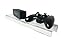 QUVAIL Acrylic Floating Shelves Shelfs for Walls Bookcase Display Shelf Mounted Bookshelves for Book Kids Room Nursery Bathroom Nail Polish 15 inch Set of 3, 6mm(1/4inch) Hardware Included