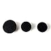 Tailgate Plugs for Jeep Rubber Plugs Rear Door Body Plugs Tramp Stamp kit for 2007-2018 Jeep Wrangler JK (3Pcs)