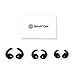 SMARTOMI Earphone Tips Replacement Earbud Tips for Q5 Ture Wireless Headphones 3 pairs S/M/L Eartips - Black