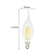 10 Pack 4W Dimmable C35 E12 LED Bulbs, 40W Incandescent Bulbs Equivalent, Candelabra Bulbs, 360lm, 360° Beam Angle, Warm White 2700K, LED Candle Bulbs, LED Filament Bulbs