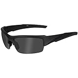 Wiley X Valor Sunglasses (Smoke Grey Lens, Matte Black Frame)