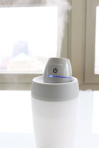 Crane USA Travel Cool Mist Humidifier, Grey - Thumbnail 4