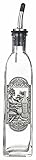 Ganz BC0439 Wine & Cheese Cruet OIL BOTTLE, One Size, Multicolor