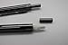 2PCS PACK 4 in 1 Multi-Function Pen 4 Colors Pen with 0.5mm Mechanical Pencil and Black/Red/Blue Ballpoint Pen in Gift Package (2PCS PACK, Gun black)