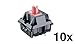 Cherry MX Silent Red Keyswitch (10 pack) - MX3AL1NN | Plate Mounted | Linear | by himalayanelixir
