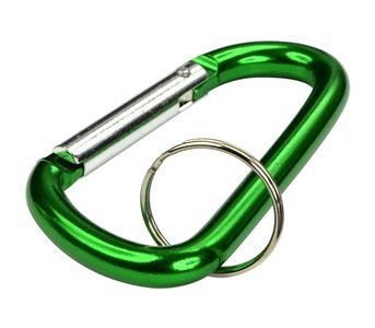WIWAPLEX 5 PCS Carabiner D Ring with keychain Durable Hooks for Camping, Hiking, Fishing and Outdoors (Simple 5 colors) - Thumbnail 6