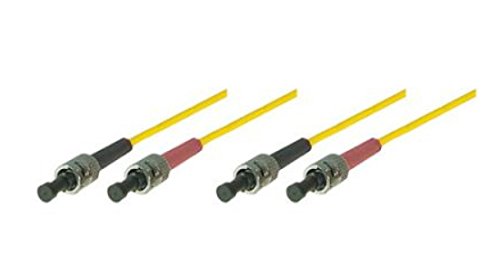 Tecline 39979801 OS2 Fibre-Optic Cable (9/125 µm, 1.0 m) Yellow