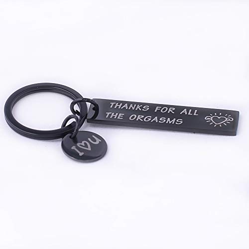 Runalp Funny Gift for Boyfriend Husband Thanks for All The Orgasms Naughty Gift Idea