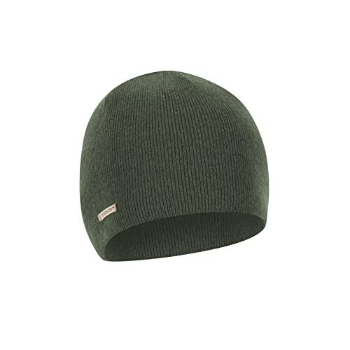 Helikon-Tex Bonnet Urbain en Laine mérinos, Vert américain, Taille Unique