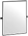 Gatco 4059MXFS Elevate Framed Rectangle Mirror, Matte Black, 32.5