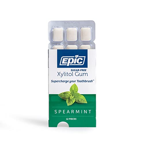 Epic Xylitol Chewing Gum Sugar Free & Aspartame Free Chewing Gum