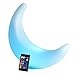 LOFTEK LED Crescent-Shaped Mood Lamp, 15-inch RGB Color Changing Decorative Night Light with and Remote Control, IP65 Waterproof and UL Listed Adapter, Perfect for Nursery or Decor Use