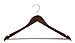 Home-it (24) Pack Solid Wood Clothes Hangers, Coat Hanger Mahogany Wooden Hangers
