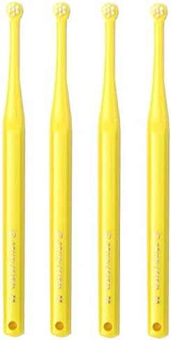 オーラルケア オーソテン(Ortho10) 矯正中歯ブラシ 4本(パールイエロー)