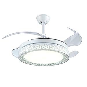 Ceiling Fan With Dimmable Led Light And Remote 36 Inch By