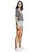 SheIn Women's Summer Short Sleeve Loose Casual Tee T-Shirt Misty Grey Medium