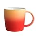 Ombré Color Collection, Gradient Mug, Cool Coffee Mugs/Tea Cups,12oz Bone China, Dishwasher & Microwave Safe by Root7 (Magma, 1)