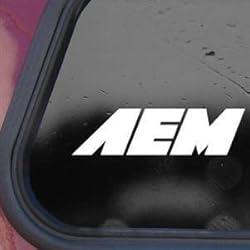 Aem White Sticker Decal INTAKE PERFORMANCE Racing