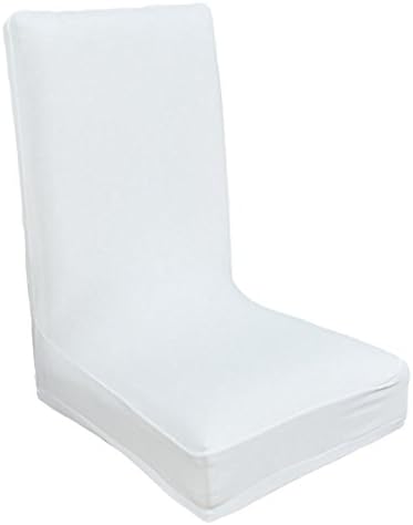 Outflower Restaurant Chair Cover/Wedding Reception Chair Cover Plain Home Decoration, white, 1Pcs
